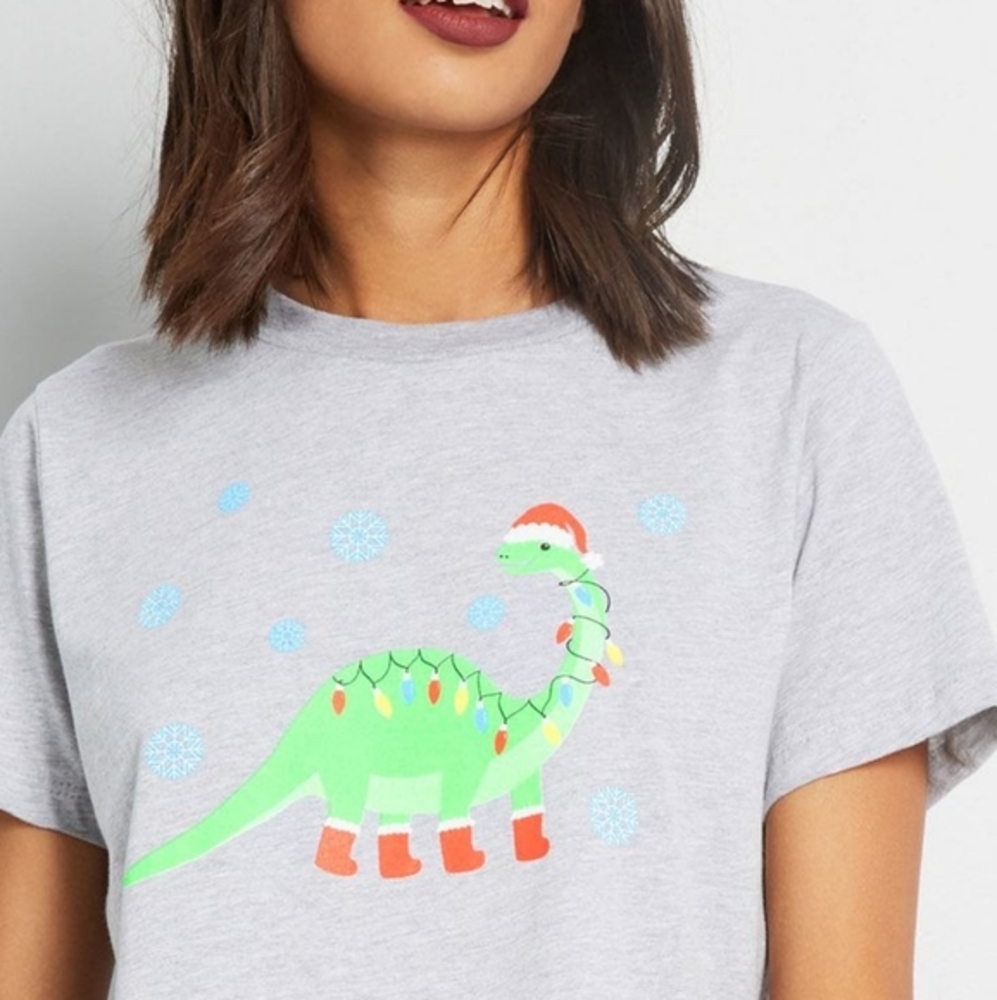 Christmas Dino Tee